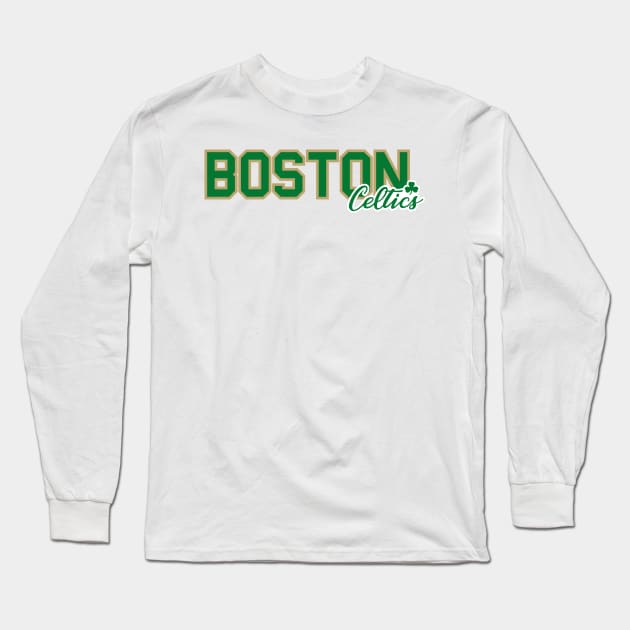 BOSTON | CELTICS | NBA Long Sleeve T-Shirt by theDK9